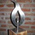 Flamme mit LED-Licht
