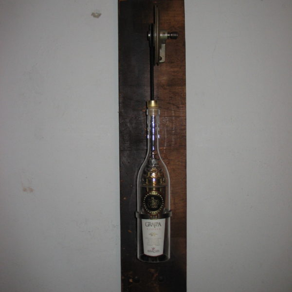 Wandleuchte Flasche