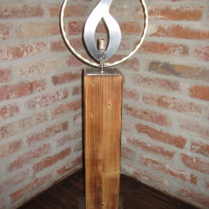Kerzenständer Flamme mit Ring