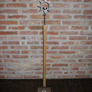 Kerzenständer Stab mit Stern